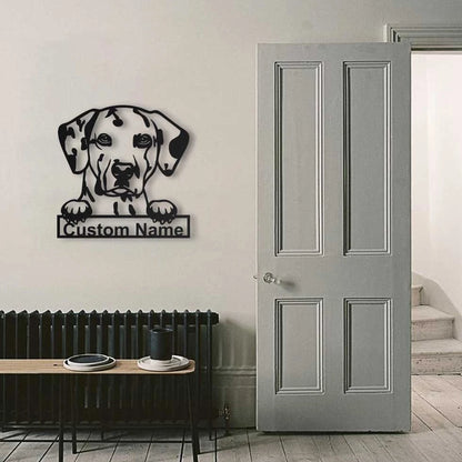 Personalized Dalmatian Dog Metal Sign Art, Dalmatian Dog Metal Sign, Dalmatian Dog Gifts Funny, Dog Gift, Animal Custom Laser Cut Metal Signs Custom Gift Ideas