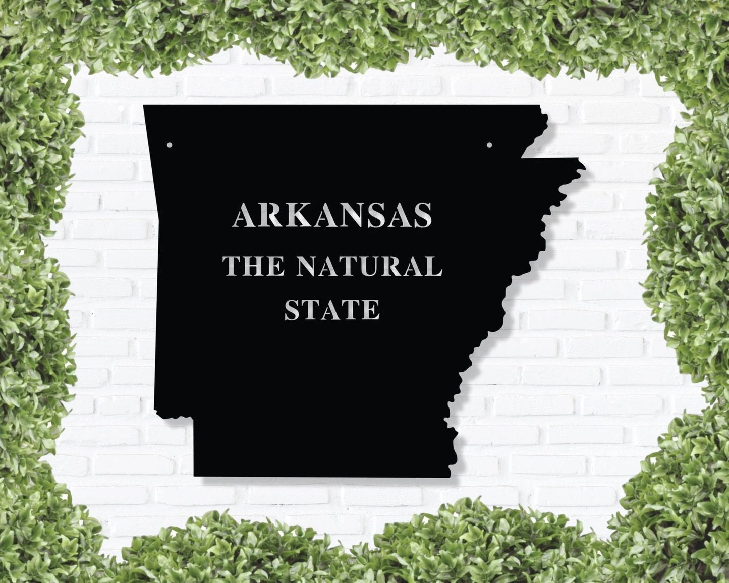 Arkansas Metal Art, Established Family Sign, Metal Monogram Sign, Metal Family Name Sign, Metal Signs With Last Names Laser Cut Metal Signs Custom Gift Ideas