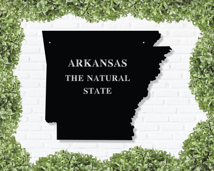 Arkansas Metal Art, Established Family Sign, Metal Monogram Sign, Metal Family Name Sign, Metal Signs With Last Names Laser Cut Metal Signs Custom Gift Ideas