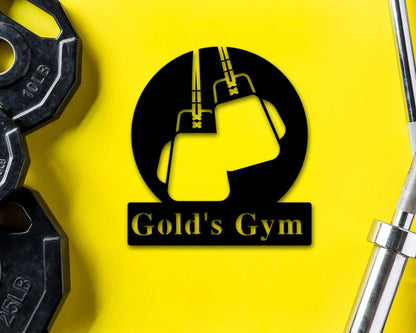 Personalized Metal Gym Sign, Custom Gym Business Name Sign, Gym Sign, Home Workout Name Sign, Gift For Workout Lover, Exercise Nut Decor, Metal Laser Cut Metal Signs Custom Gift Ideas