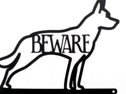 Belgian Malinois Lives Here Metal Sign Black, Malinois, Metal Wall Art, Dog Sign, Door Sign, Wall Hanging Laser Cut Metal Signs Custom Gift Ideas