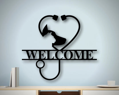 Personalized Metal Animal Clinic Sign, Metal Animal Care Sign, Custom Metal Vet Sign, Personalized Clinic Sign, Custom Vet House Decor Laser Cut Metal Signs Custom Gift Ideas