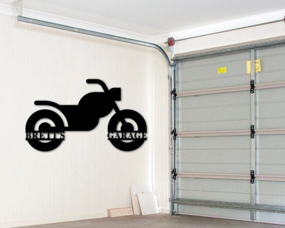 Custom Motorcycle Metal Sign, Motorcycle Garage Sign, Personalized Motorcycle Shop Sign, Father's Day Gift, Gift For Him, Motorcycle Gift Laser Cut Metal Signs Custom Gift Ideas