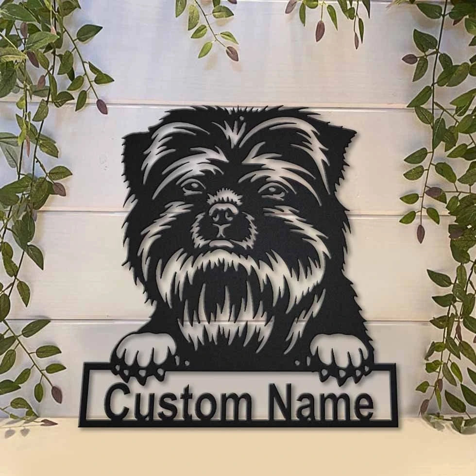 Personalized Affenpinscher Dog Metal Sign Art, Custom Affenpinscher Dog Metal Sign, Dog Gift, Birthday Gift, Animal Funny, Laser Cut Metal Signs Custom Gift Ideas
