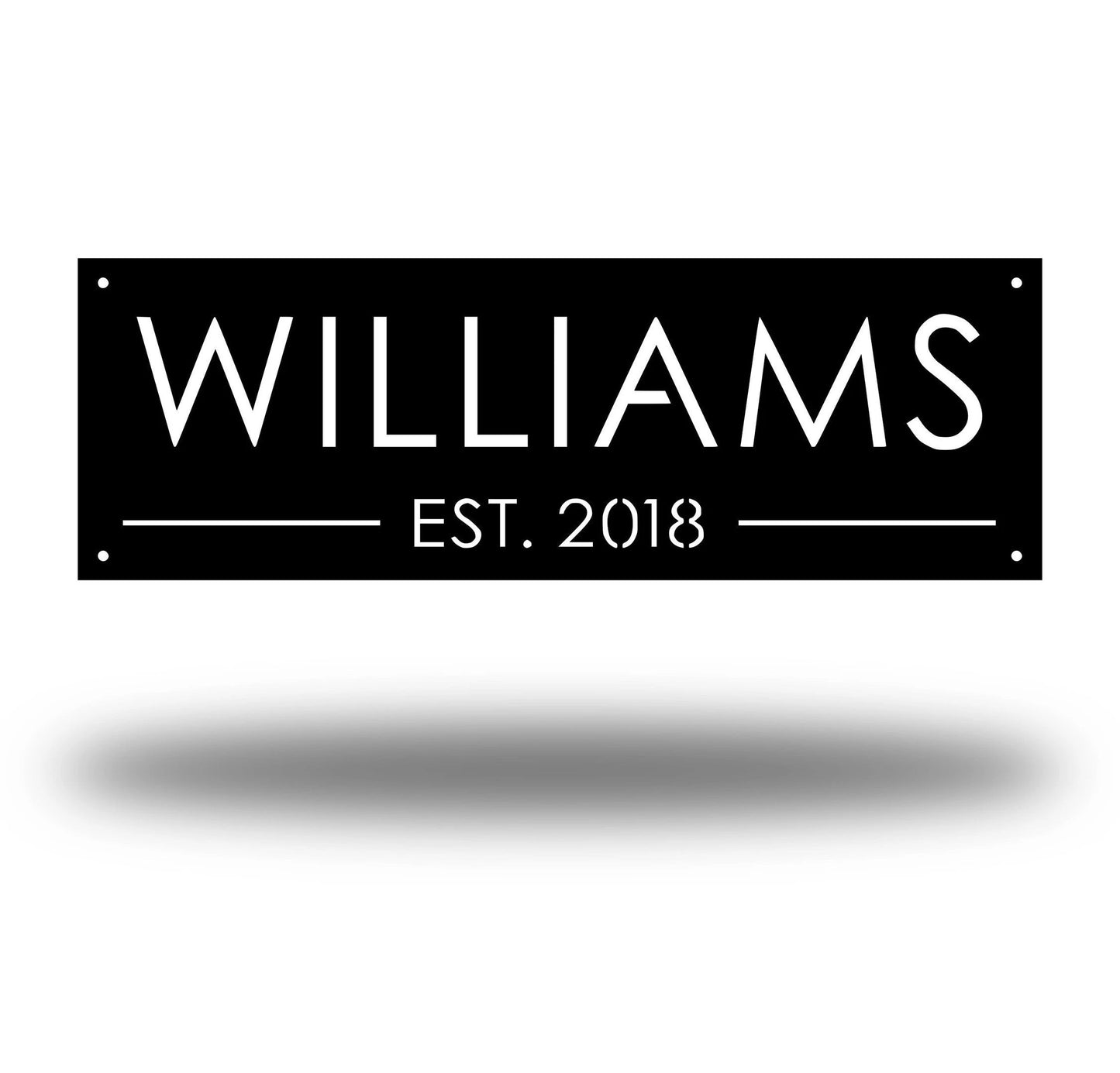 Personalized Metal Sign, Custom Metal Sign, Metal Signs Personalized, Outdoor Signs, Family Name Sign Metal, Last Name Metal Sign, Est Sign Laser Cut Metal Signs Custom Gift Ideas