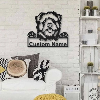 Personalized Norfolk Norwich Terrier Dog Metal Sign Art, Custom Norfolk Norwich Terrier Metal Sign, Animal Funny, Father's Day Gift, Laser Cut Metal Signs Custom Gift Ideas