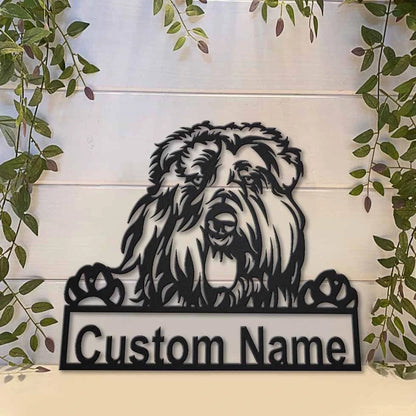 Personalized Bouvier Des Flandres Dog Metal Sign Art, Custom Bouvier Des Flandres Metal Sign, Boxer Dog Funny, Dog Gift, Animal Custom, Laser Cut Metal Signs Custom Gift Ideas
