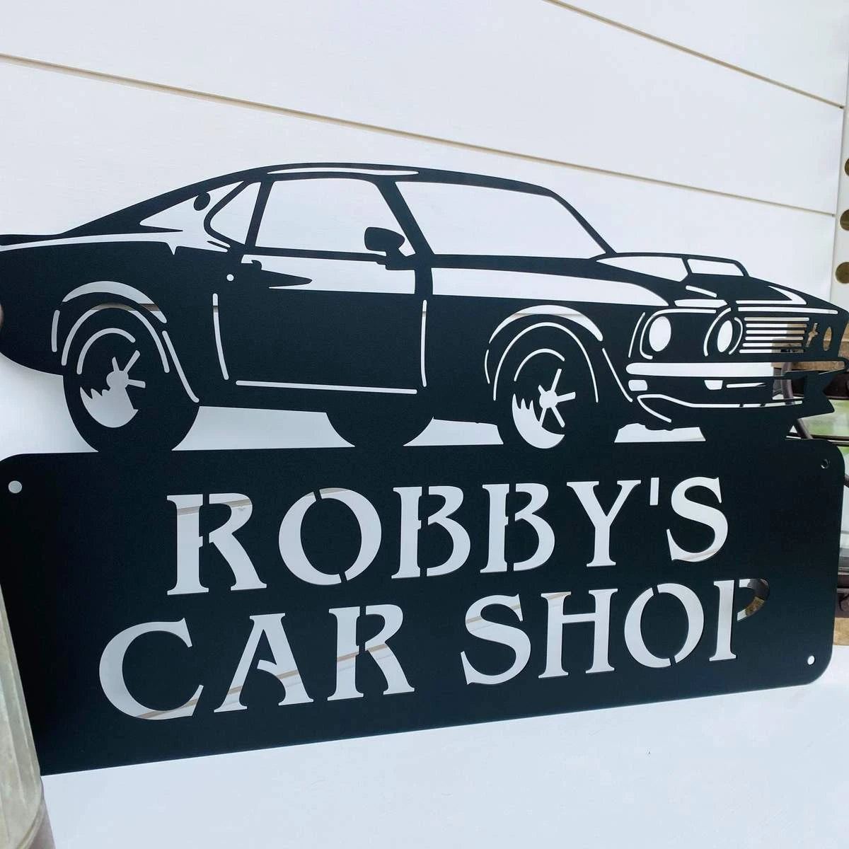 1969 Mustang Sports Car Name Plaque, Cut Metal Sign, Metal Wall Art, Metal House Sign Laser Cut Metal Signs Custom Gift Ideas