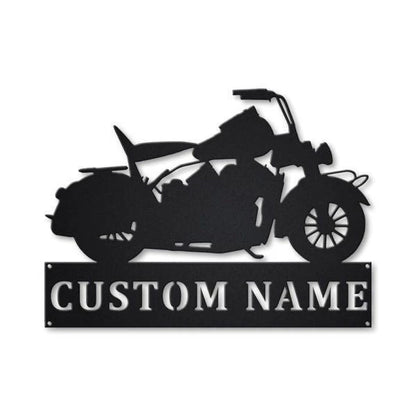 Motorcycle Personalized Metal Wall Decor Ii, Cut Metal Sign, Metal Wall Art, Metal House Sign, Metal Laser Cut Metal Signs Custom Gift Ideas