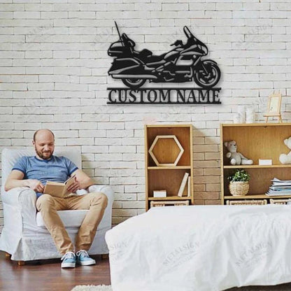 Motorcycle Personalized Metal Wall Decor I, Cut Metal Sign, Metal Wall Art, Metal House Sign Laser Cut Metal Signs Custom Gift Ideas