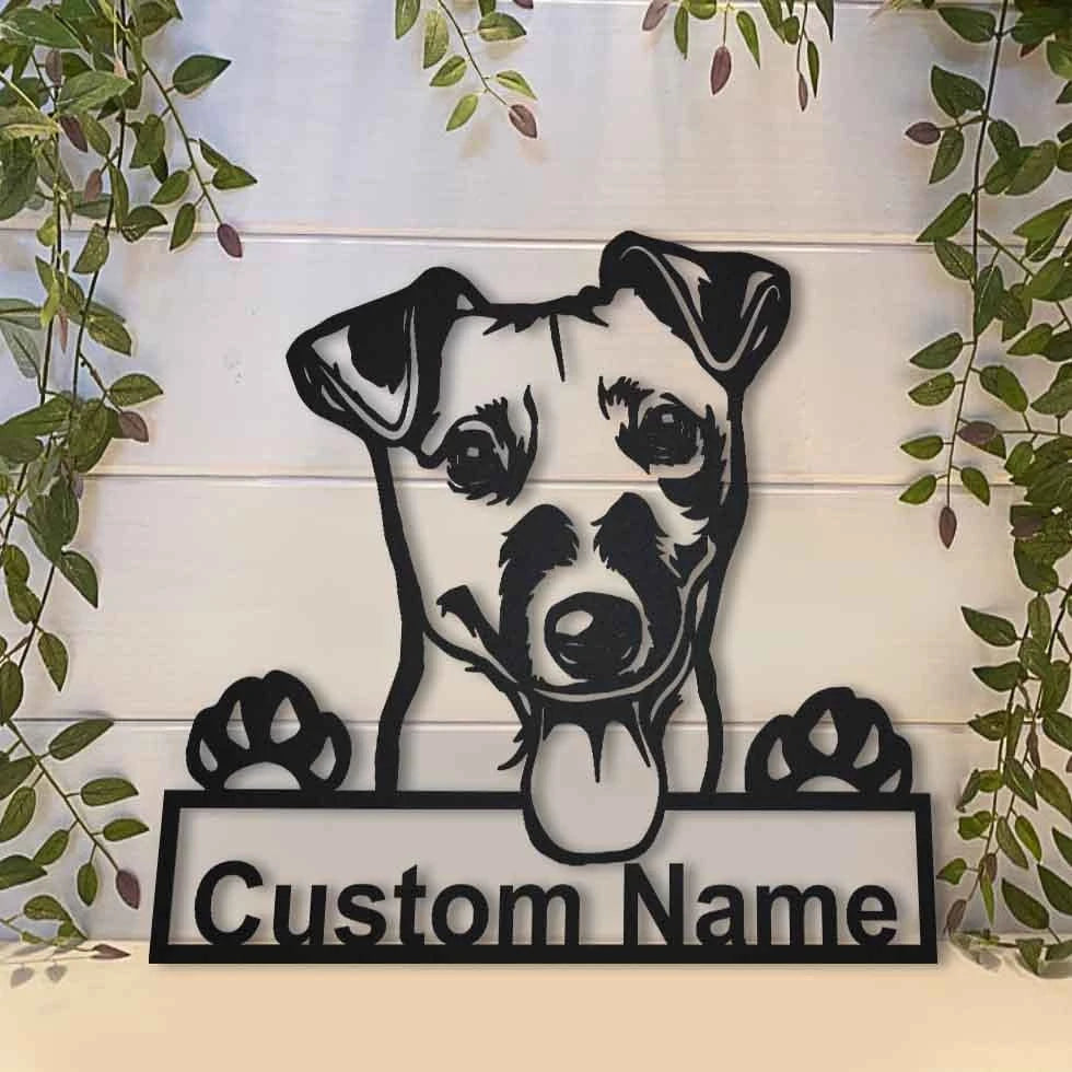 Personalized Jack Rusell Terries Metal Sign Art, Custom Jack Russell Metal Sign, Jack Rusell Dog Gifts Funny, Dog Gift, Animal Custom, Laser Cut Metal Signs Custom Gift Ideas