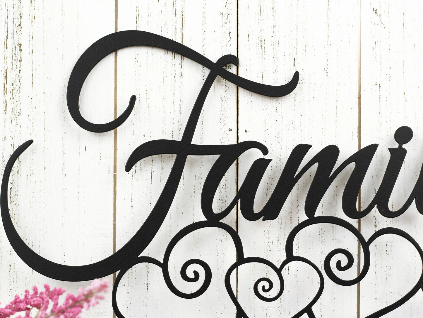 Metal Family Sign, Metal Wall Art, Metal Signs, Hanging Metal Sign Laser Cut Metal Signs Custom Gift Ideas