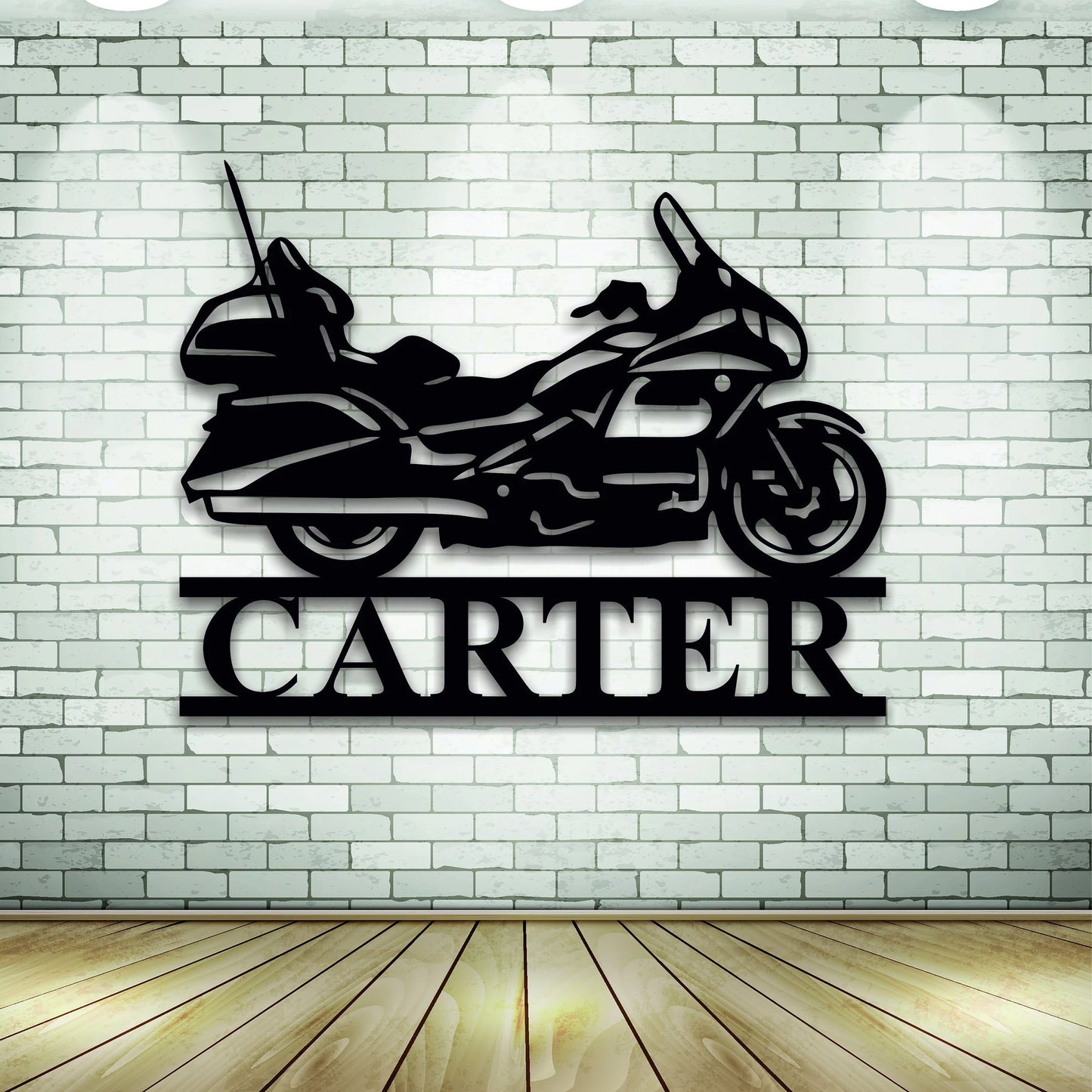 Custom Metal Motorcycle Sign, Personalized Motorcycle Name Metal Sign, Metal Wall Decor, Personalized Name Sign, Metal Name Sign, Bike Sign Laser Cut Metal Signs Custom Gift Ideas