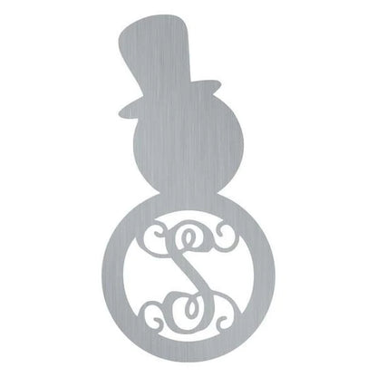 Snow Man Monogram Customized Metal Signs, Custom Metal Sign, Custom Signs, Metal Sign, Metal Laser Cut Metal Signs Custom Gift Ideas