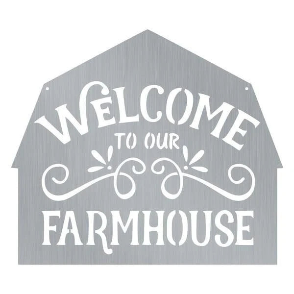 Farm House Customized Metal Signs Custom Metal Sign Custom Signs Metal Sign