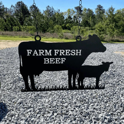 Personalized Angus Cow Farm Sign, Cut Metal Sign, Metal Wall Art, Metal House Sign Laser Cut Metal Signs Custom Gift Ideas
