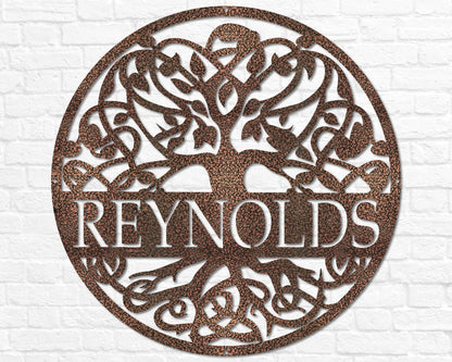 Personalized Tree Of Life Wall Art Custom Tree Of Life Wall Decor Tree Of Life Sign Personalized Couples Gift Housewarming Gift Anniversary, Laser Cut Metal Signs Custom Gift Ideas