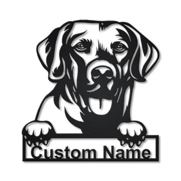 Chesapeake Bay Retriever Dog Personalized Metal Wall Decor, Cut Metal Sign, Metal Wall Art, Metal House Sign, Metal Laser Cut Metal Signs Custom Gift Ideas
