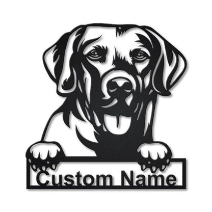 Chesapeake Bay Retriever Dog Personalized Metal Wall Decor, Cut Metal Sign, Metal Wall Art, Metal House Sign, Metal Laser Cut Metal Signs Custom Gift Ideas