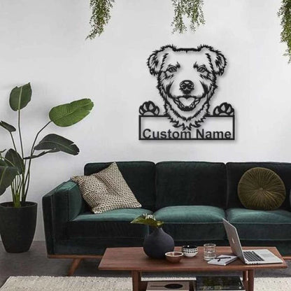 Parson Russell Terrier Dog Personalized Metal Wall Decor, Cut Metal Sign, Metal Wall Art, Metal House Sign, Metal Laser Cut Metal Signs Custom Gift Ideas