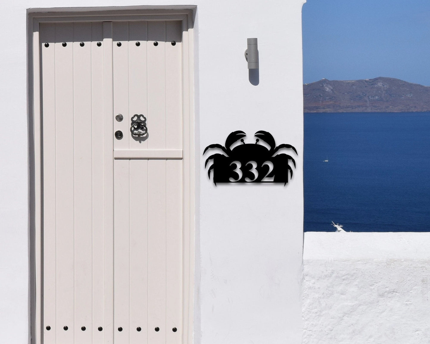 Address Sign House Numbers House Number Plaque Custom Metal Address Sign Beach House Numbers Coastal Door Number Sign Custom Address