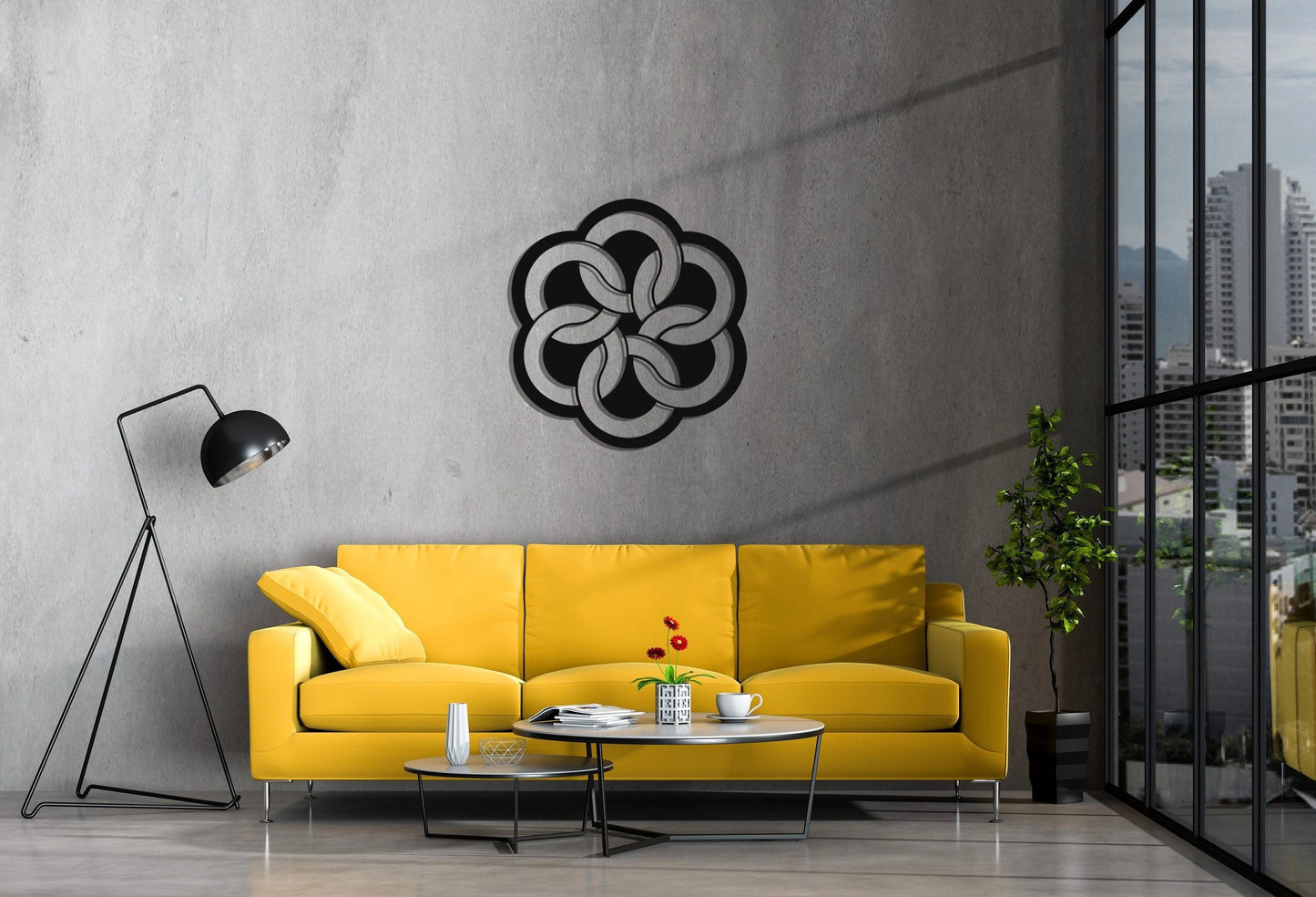 Infinity Metal Wall Art, Large Metal Wall Decor, Wall Hangings, Metal Wall Signs, Housewarming Gift, Metal Laser Cut Metal Signs Custom Gift Ideas