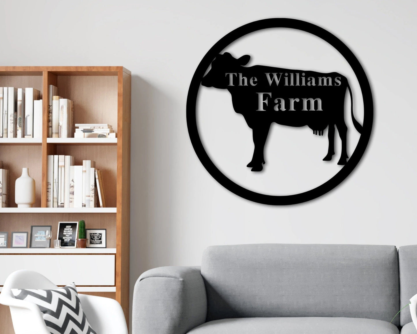 Cow Farm Metal Sign, Custom Cow Sign, Personalized Cow Barn Sign, Cow Metal Wall Art, Dairy Farmer Gift, Farmhouse Decor, Cow Ranch Sign Laser Cut Metal Signs Custom Gift Ideas