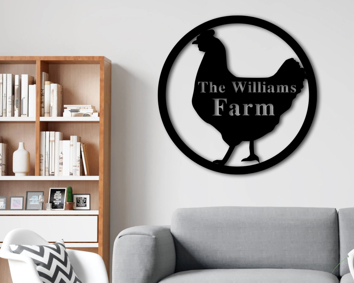 Chicken Coop Metal Sign, Custom Chicken Farm Sign, Personalized Hen House Sign, Chicken Metal Wall Art, Chicken Farmer Gift, Farmhouse Decor Laser Cut Metal Signs Custom Gift Ideas