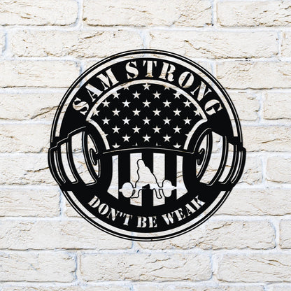 Custom Metal Gym Sign, Usa Gym Sign, Personalized Home Gym Sign, Fitness Club, Fitness Club Sign, Home Gym Sign, Cross Fit Sign, Custom Gym Laser Cut Metal Signs Custom Gift Ideas