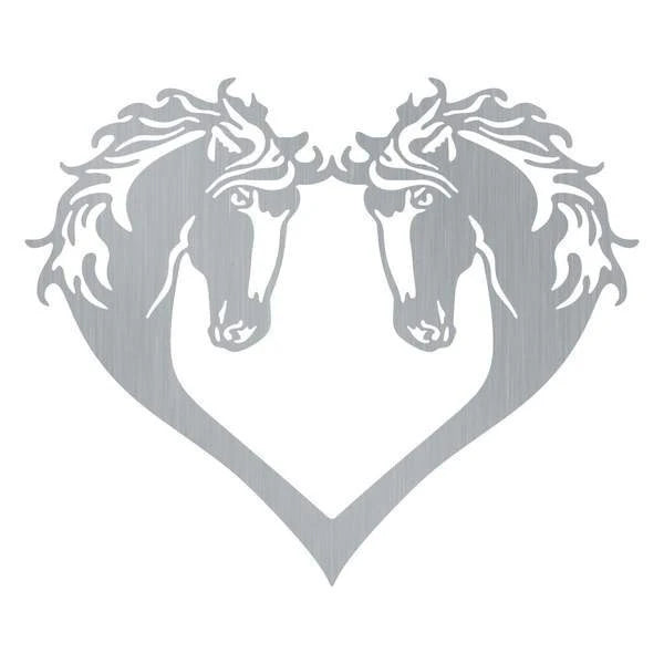 Horse Heads Customized Metal Signs, Custom Metal Sign, Custom Signs, Metal Sign, Metal Laser Cut Metal Signs Custom Gift Ideas
