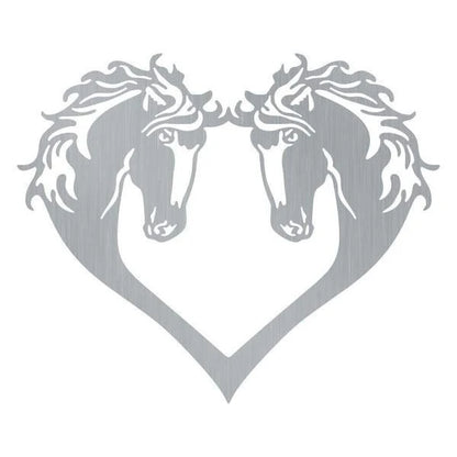 Horse Heads Customized Metal Signs, Custom Metal Sign, Custom Signs, Metal Sign, Metal Laser Cut Metal Signs Custom Gift Ideas
