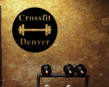 Gym Sign Personalized, Home Gym Sign, Personalized Gym Sign, Crossfit Sign, Metal Sign, Custom Gym Sign, Gym Sign For Him, Personalized Sign, Metal Laser Cut Metal Signs Custom Gift Ideas