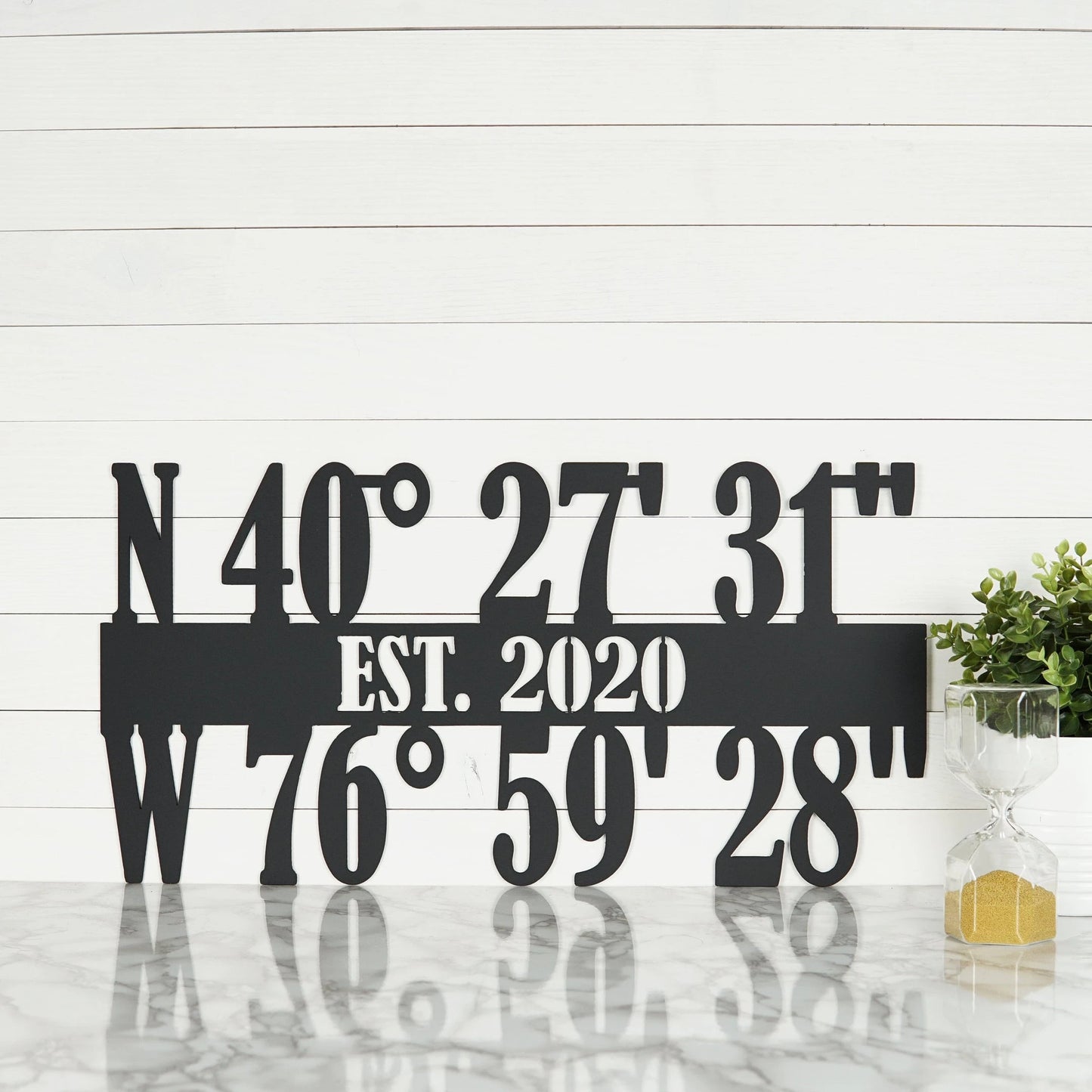Custom Gps Coordinates Sign Latitude Longitude Signs Laser Cut Metal Signs Custom Gift Ideas