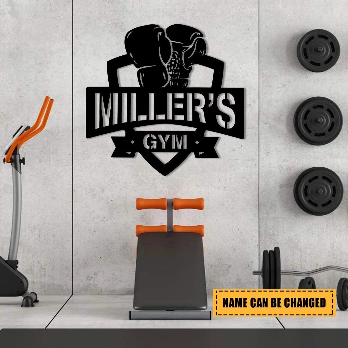 Personalized Boxing Metal Gym Sign, Cross Fit Club, Wedding, Anniversary Art Gift For Him her, Metal Laser Cut Metal Signs Custom Gift Ideas