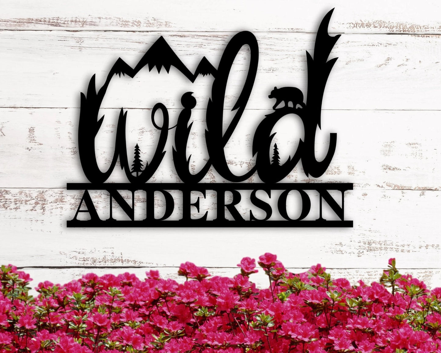 Personalized Family Name Metal Sign, Metal Monogram Sign, Last Name Sign, Housewarming Gift, Custom Metal Name Sign, Wedding Gift Ideas, Metal Laser Cut Metal Signs Custom Gift Ideas