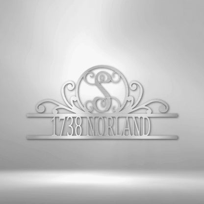 Personalized Scroll Family Name Steel Art Wall Decor Metal Name Sign Laser Cut Metal Signs Custom Gift Ideas