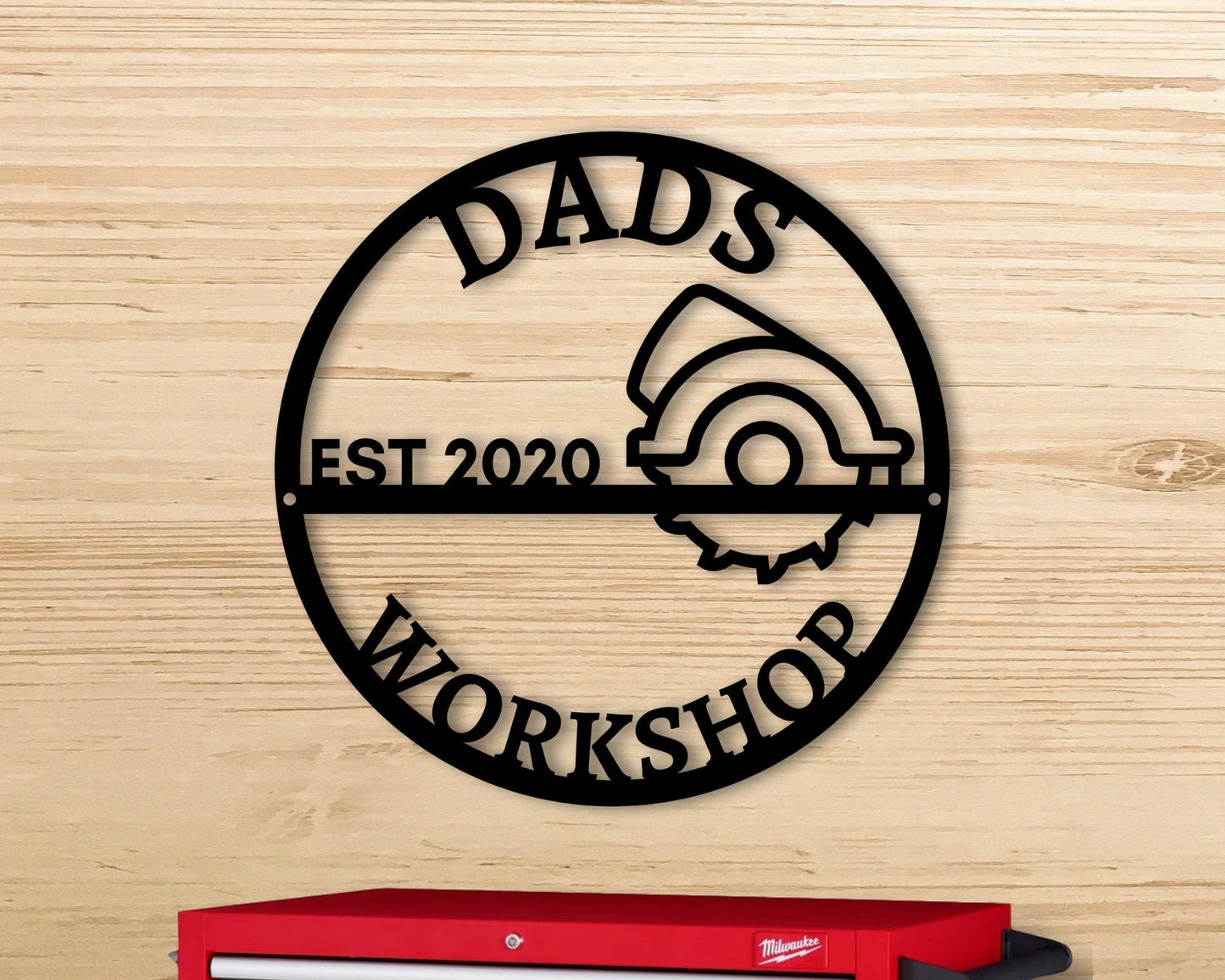 Fathers Day Gift Personalized Workshop Sign Personalized Fathers Day Gift Personalized Metal Sign Custom Name Sign Garage Sign, Laser Cut Metal Signs Custom Gift Ideas