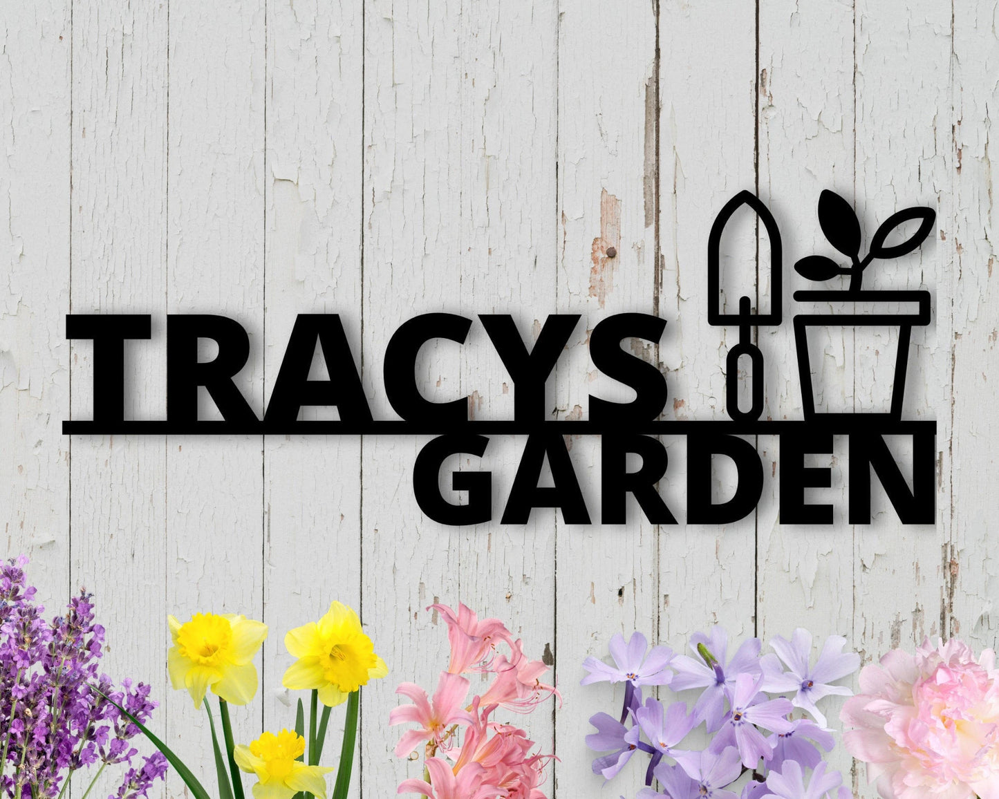 Custom Metal Garden Name Sign Custom Garden Sign Gift For Her Garden Sign Metal Sign Name Sign Personalized Sign, Laser Cut Metal Signs Custom Gift Ideas