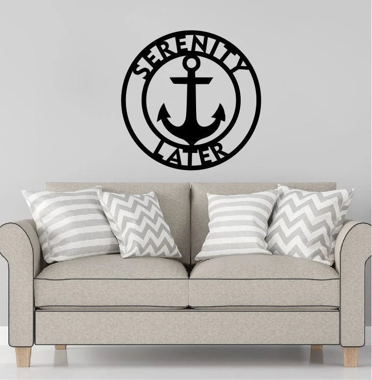 Personalized Family Name Metal Sign, Housewarming Gift, Cottage Sign, Wedding Gift, Metal Monogram Sign, Laser Cut Metal Signs Custom Gift Ideas