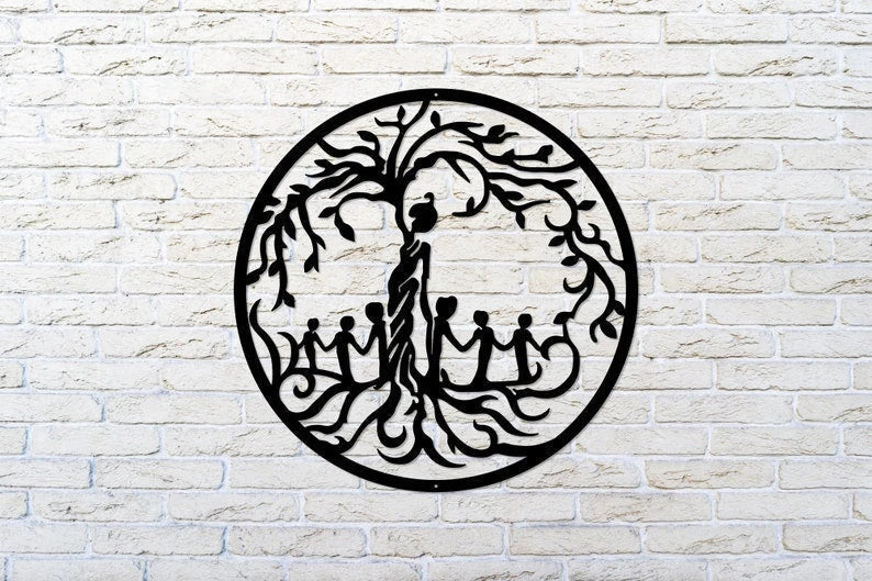 Tree of Life Mother Child Sign Metal Tree of Life Tree of Life Decor Gift for Mom Mother's Day Gift Mom Tree of Life