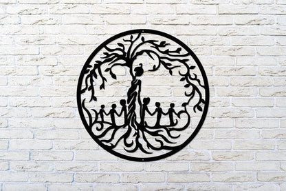 Tree of Life Mother Child Sign Metal Tree of Life Tree of Life Decor Gift for Mom Mother's Day Gift Mom Tree of Life