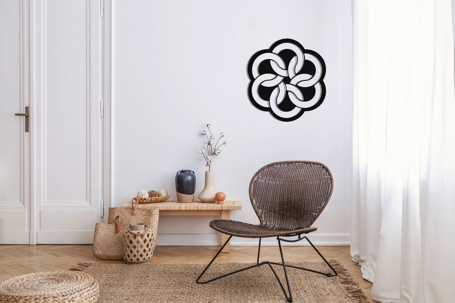 Infinity Metal Wall Art, Large Metal Wall Decor, Wall Hangings, Metal Wall Signs, Housewarming Gift, Metal Laser Cut Metal Signs Custom Gift Ideas