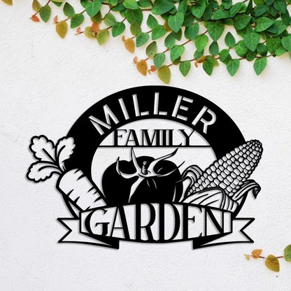 Personalized Metal Garden Sign, Custom Outdoor Garden Stake, Home Decor, Wedding, Anniversary Art Gift For Her, Gardening Lovers, Metal Laser Cut Metal Signs Custom Gift Ideas