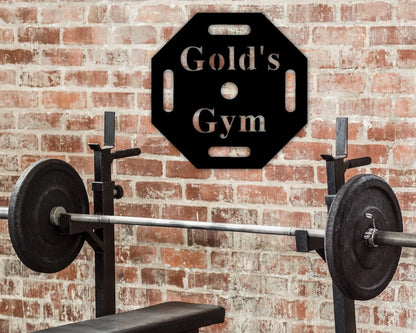 Personalized Workout Gym Sign, Custom Metal Name Sign, Personalized Home Gym Sign, Custom Metal Gym Sign, Home Gym Sign, Cross Fit Gym Gifts, Metal Laser Cut Metal Signs Custom Gift Ideas
