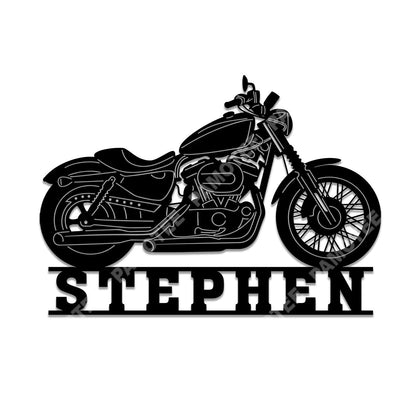 Custom Motorcycle Metal Decor, Home Wall Hanging Steel Art, Metal Laser Cut Metal Signs Custom Gift Ideas