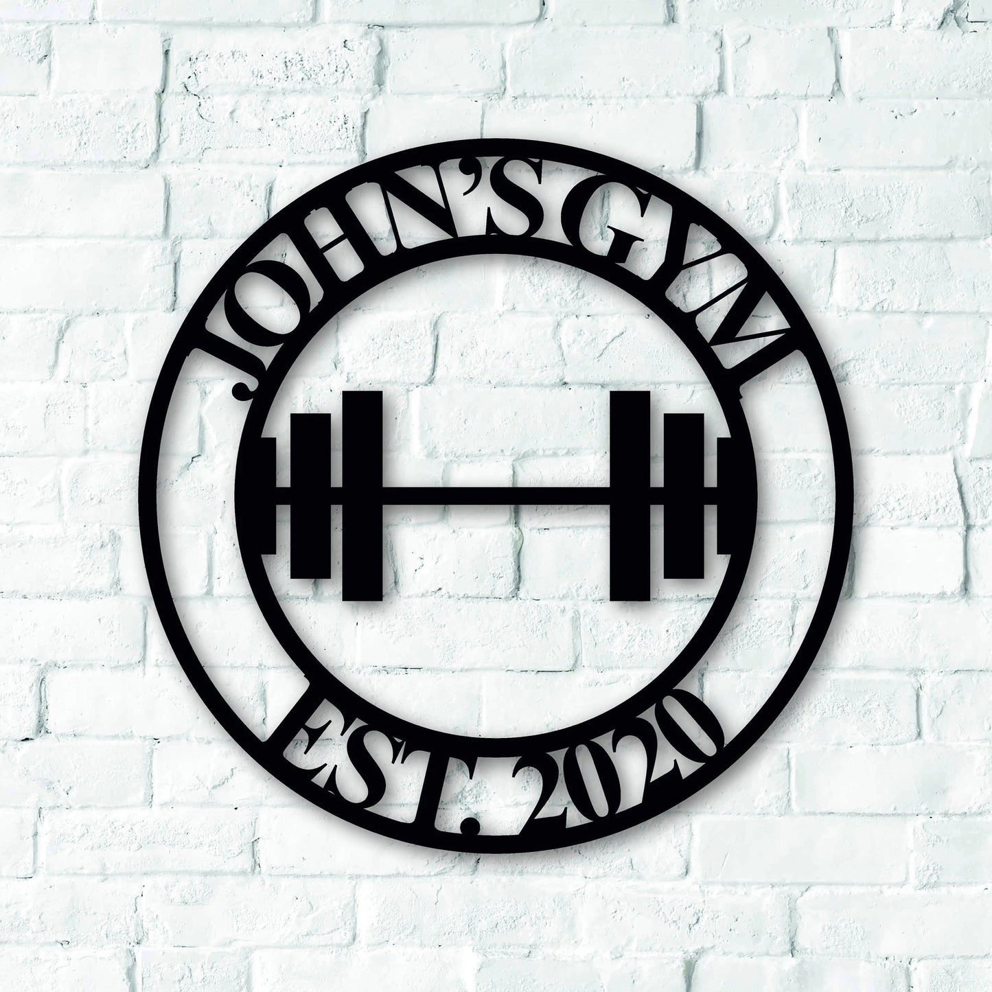 Gym Sign, Personalized Home Gym Sign, Custom Metal Gym Sign, Home Gym Sign, Cross Fit Sign, Metal Wall Decor, Metal Wall Art, Metal Sign Laser Cut Metal Signs Custom Gift Ideas