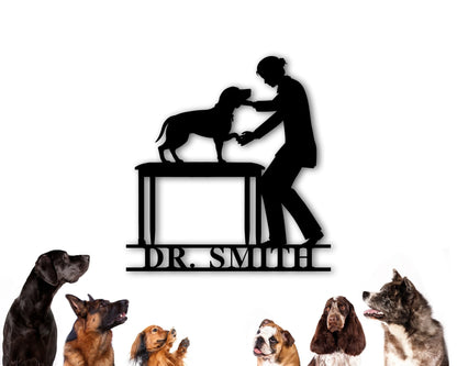 Personalized Veterinary Metal Sign, Veterinary Sign, Veterinary Gift, Veterinarian Gift, Animal Lover Gift, Custom Vet Sign, Gift For Vet, Metal Laser Cut Metal Signs Custom Gift Ideas
