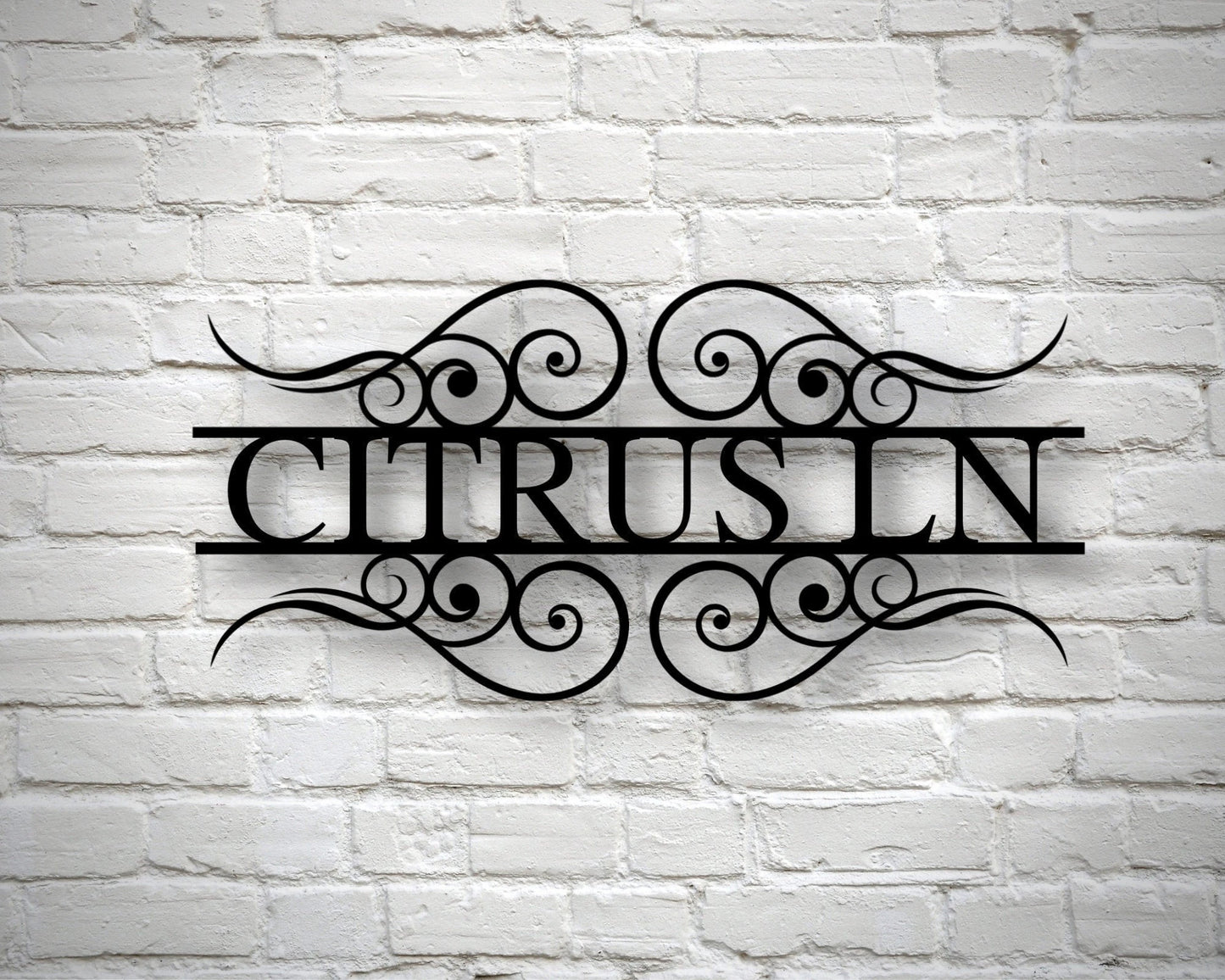 Custom Metal Address Sign Custom Street Address Sign Address Plaque Metal House Numbers Housewarming Gifts Address Sign