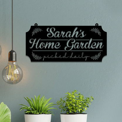 Personalized Metal Garden Sign, Garden Stake, Home Decor, Gift For Her, Gardening Lovers, Metal Laser Cut Metal Signs Custom Gift Ideas