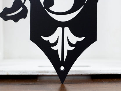 Vertical House Number Metal Sign Address Sign Address Plaque Metal House Number Custom Sign